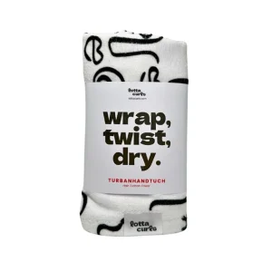 Kracherpreis Lotta Curls Haarturban Farbe black & white